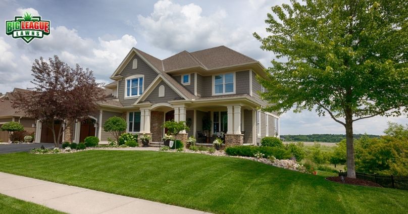 Nice home with a lush lawn - Big League Lawns in Ogden, Utah